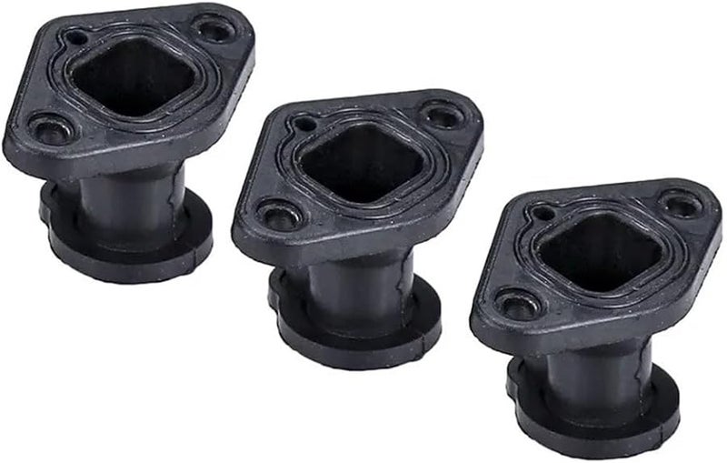 3PCS Rubber Intake Manifold Boot Repair Kit For G2500 2500 25CC Gas Chainsaw - Image 1
